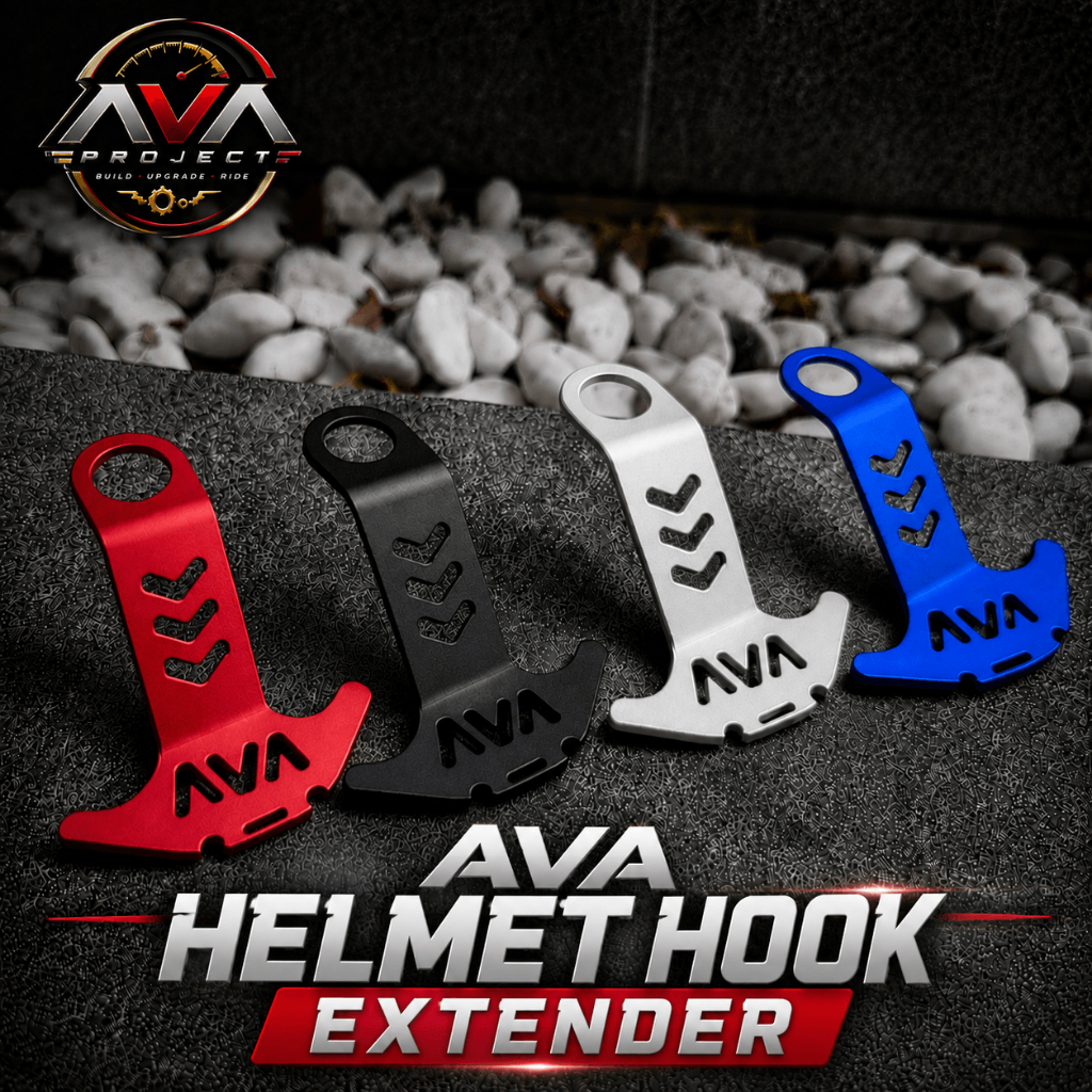 Ava Helmet Hook Extender Gantungan Pengait Helm Jok Motor Universal