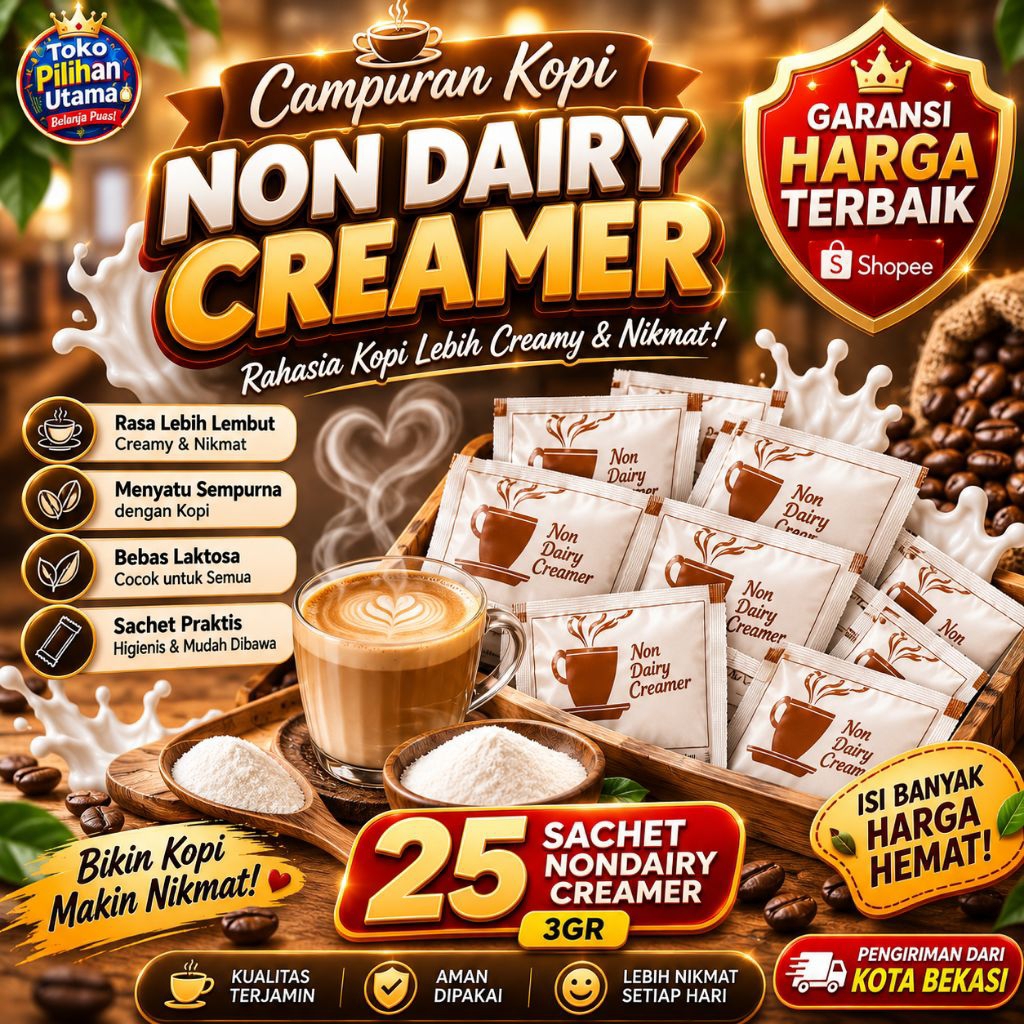 Creamer  Sachet | Non Dairy Krimer 3gr | Krimer Bubuk