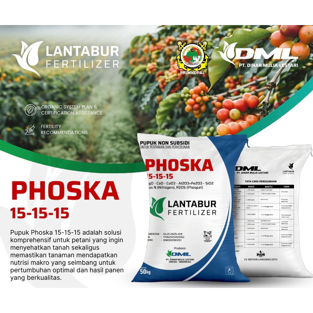 Pupuk Phoska Non Subsidi Kemasan Repaack 1 Kg