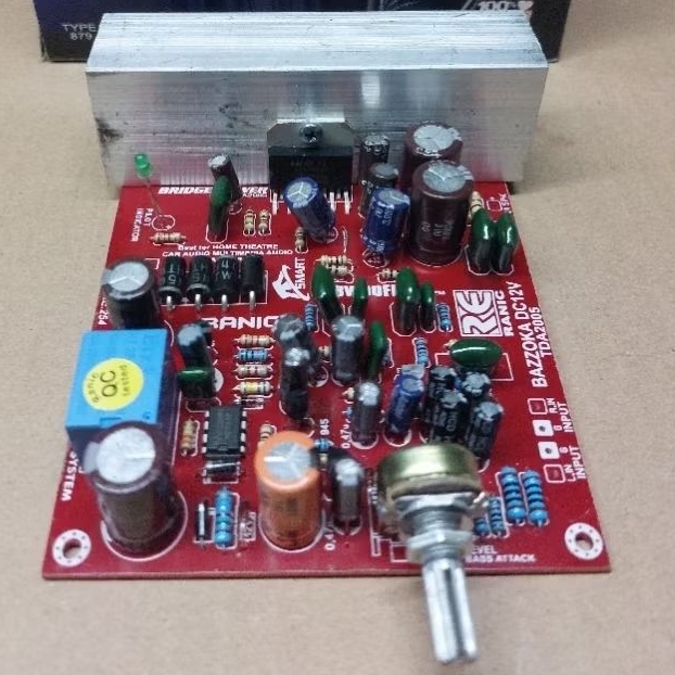 Kit Aktif Subwoofer New Smart Bazooka 12V AC DC 879
