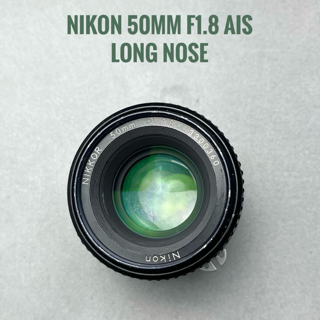 (RARE ITEM) Nikon 50mm f1.8 AIS Long Nose mount Nikon