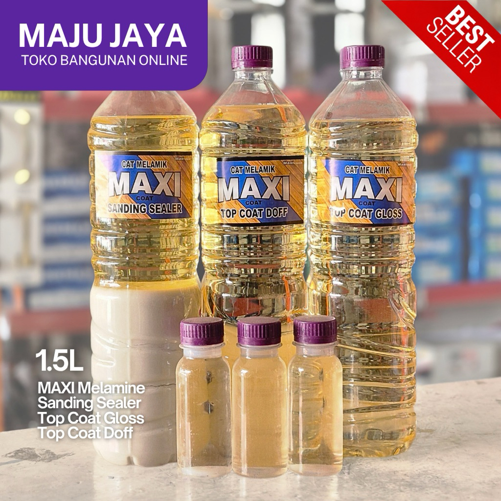 MAXI MELAMINE/MELAMIN SENDING/SANDING SEALER GLOSS/KILAP/DOFF/MATTE 1.5L