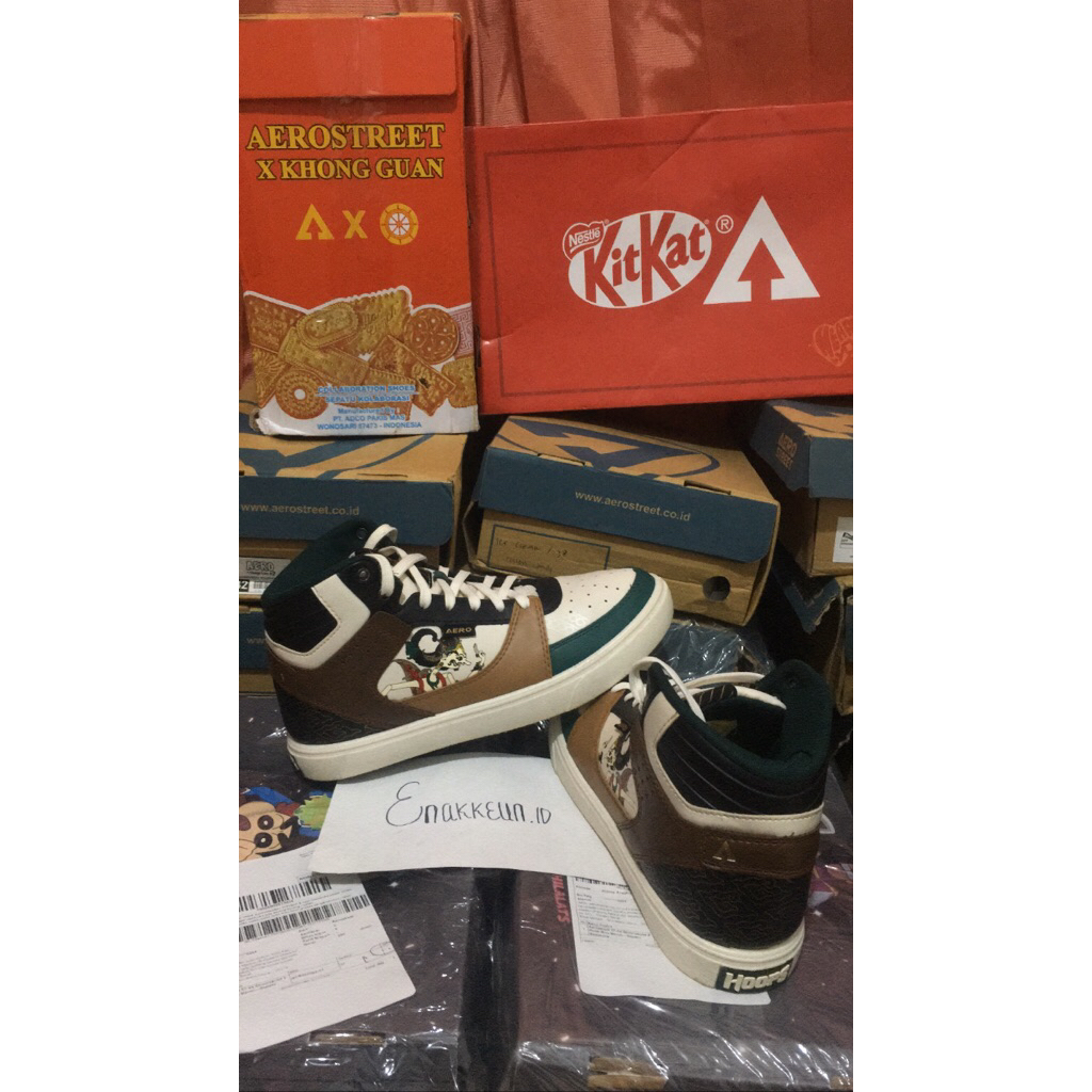 AEROSTREET WAYANG COKLAT HIJAU