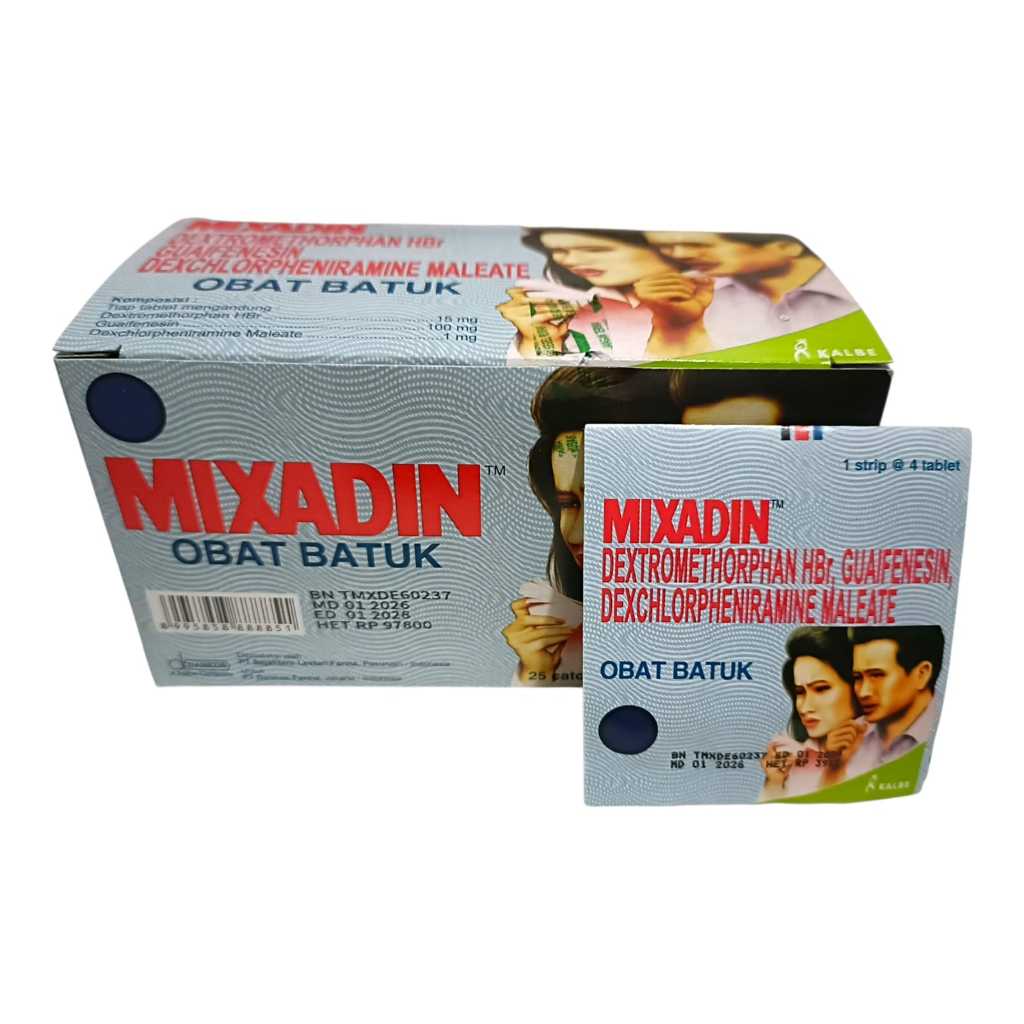 Mixadin Obat Batuk 1 Box 25 strip