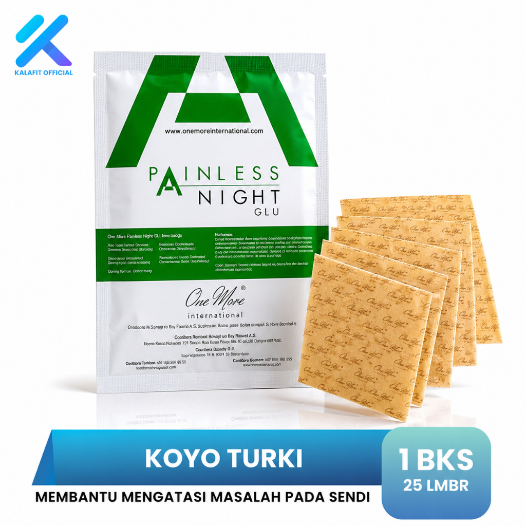 One More Painless Night Glu Koyo Turki 25 Lembar Bantuan Mengatasi Masalah Sendi