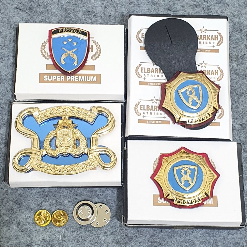 Atribut Provos / Pin Provos / Roda Provos / Emblem Provos / Roda Provos Gantung Super premium High Q