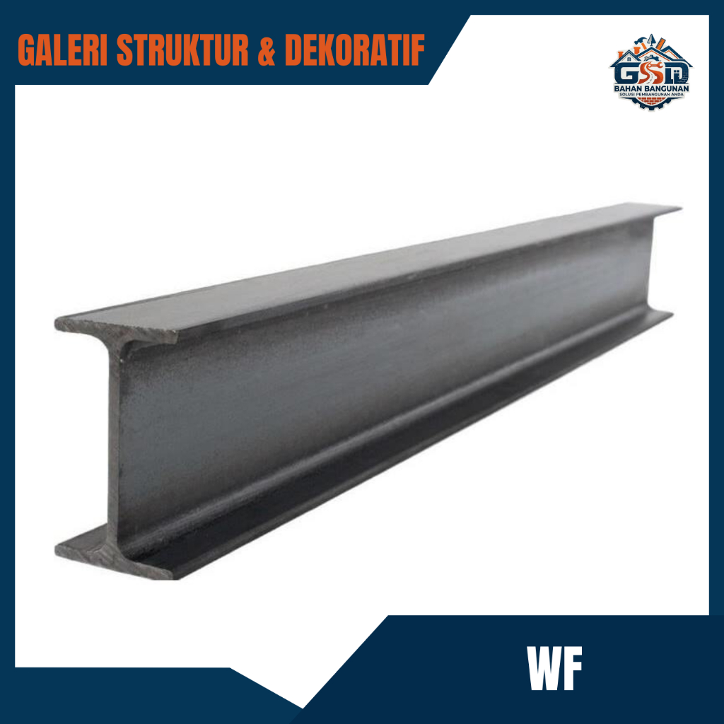 Besi WF Harga per Kg - Wide Flange - WF 150 WF 200 WF 250 WF 300 WF 350 WF 400 WF 450 WF 500 SNI