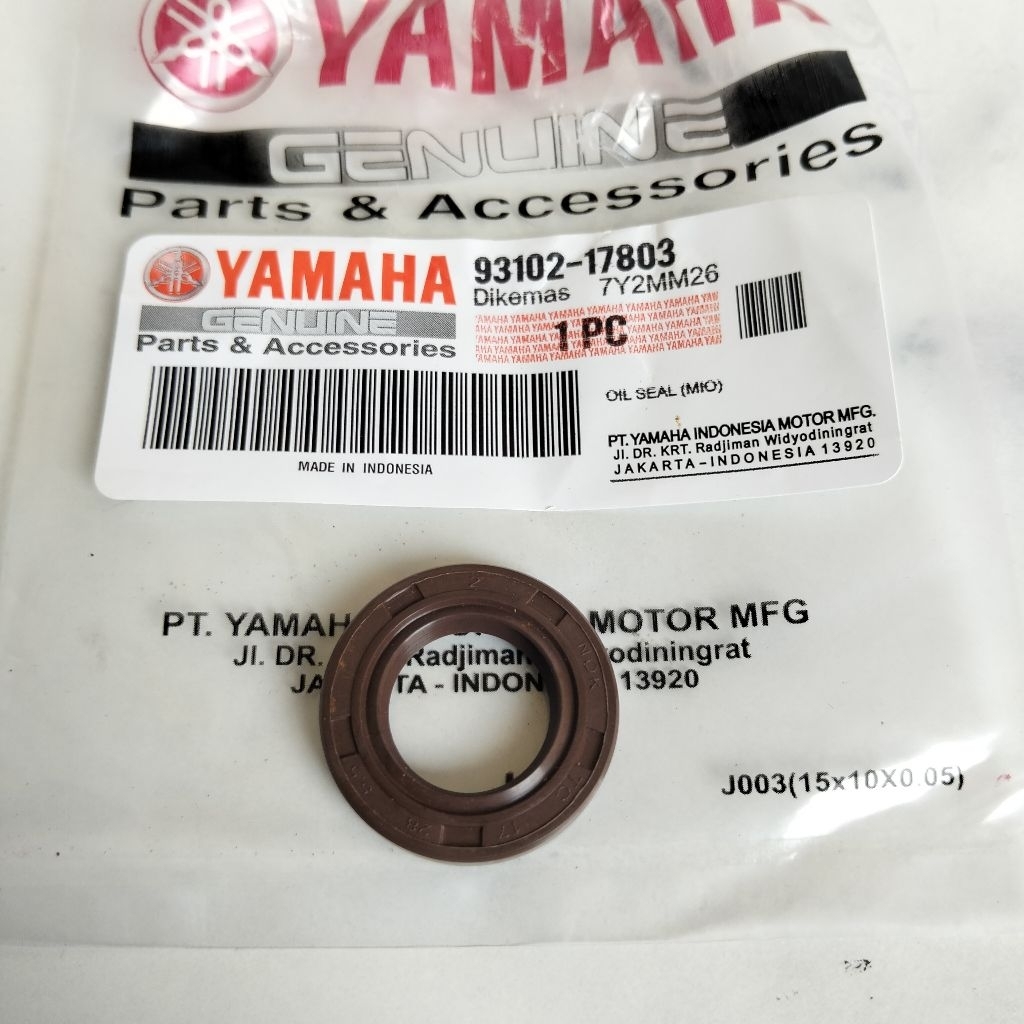 seal as puli motor Yamaha Mio j 93102-17803