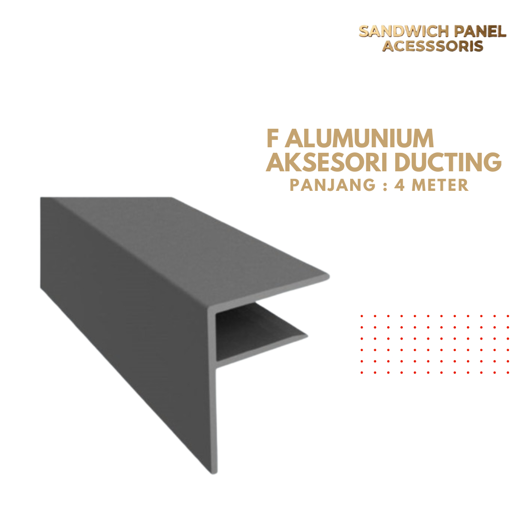 Siku F ALUMUNIUM FLANGES 4M / SAMBUNGAN DUCTING / SAMBUNGAN PU
