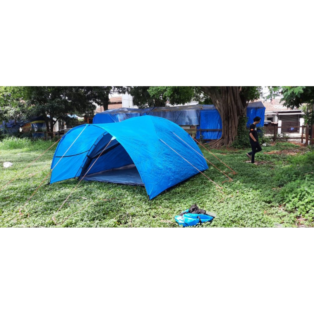 Tenda Dome Double Layer Tenda Camping Tenda Kemah Keluarga