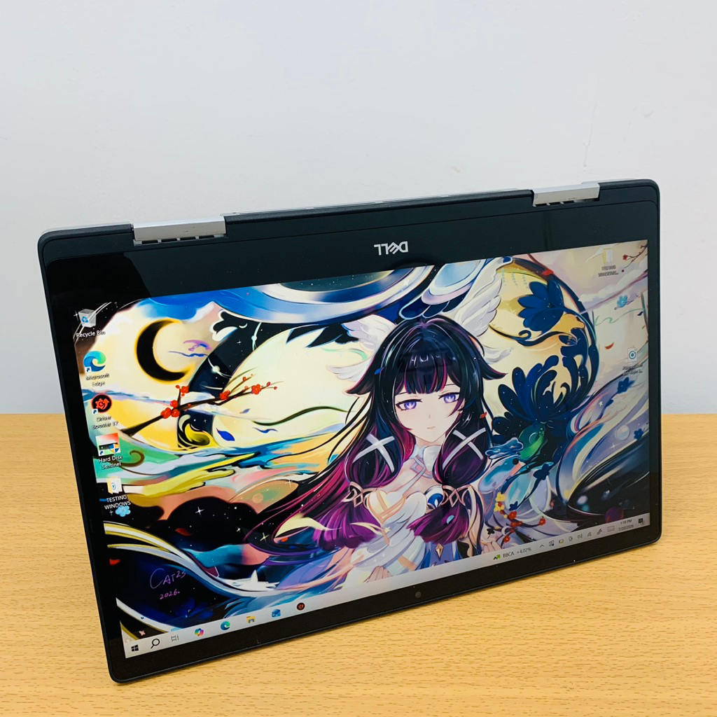 (PROMO) Laptop 2in1 Dell Inspiron 5591 Flip 360° i7 gen 10 RAM 16 SSD 512