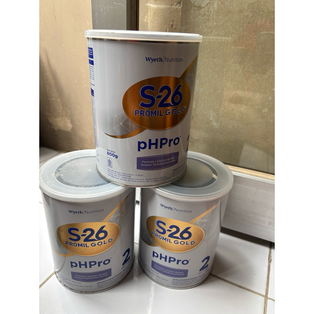 Kaleng susu bekas s26 PHpro 2 800g