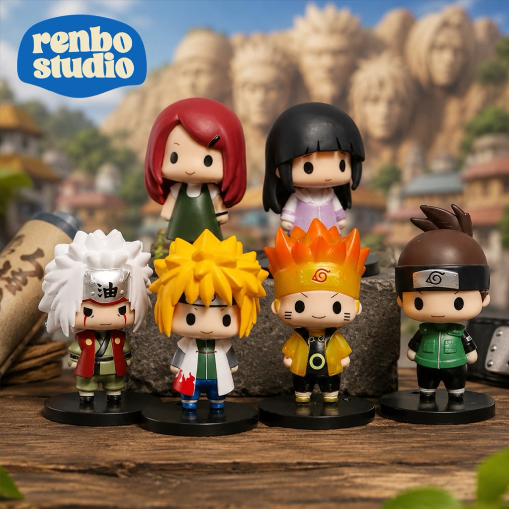 Figure Chibi Naruto Series Random Character Mini Figure Koleksi Anime
