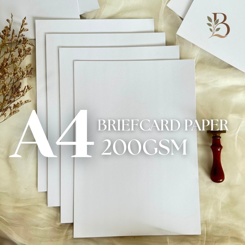 A4 Kertas Brief Card | Kertas TIK 200 gsm | Kertas doff | Kertas BC TIK