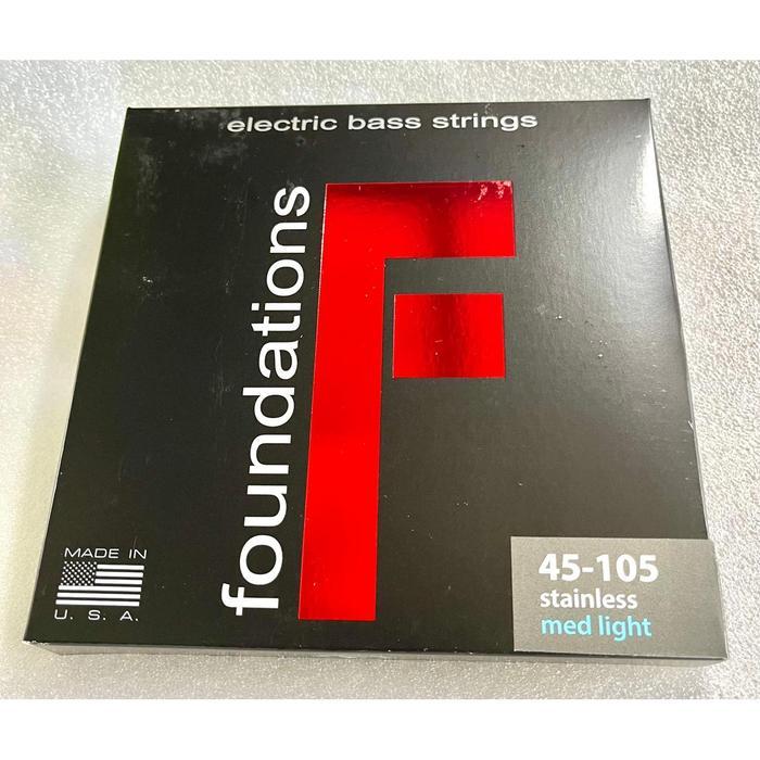 FOUNDATION STAINLESS STEEL 40-100  45-105 4 STRING SENAR BASS