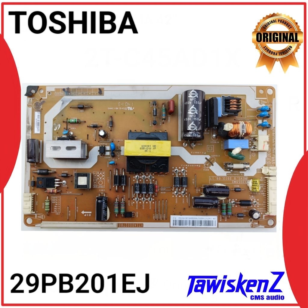 PSU TOSHIBA 29PB201EJ Power Suplly tv tosiba 32 inch Part LED TV Thosiba Original Bergaransi
