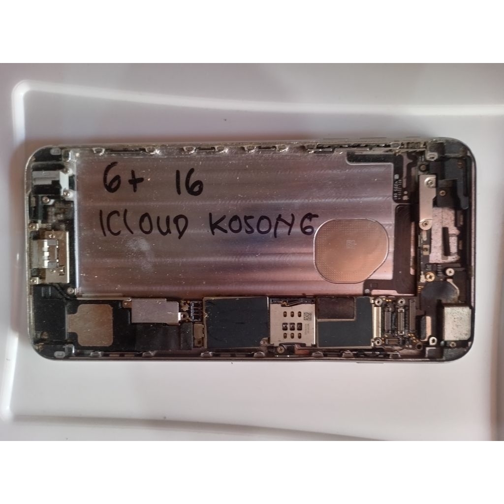 mesin iphone 6 plus 16gb icloud kosong