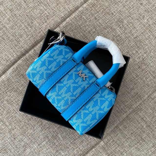 ORIGINAL 100% GANTUNGAN TAS BAG CHARM MK MICRO DUFFLE POUCH BAG CHARM