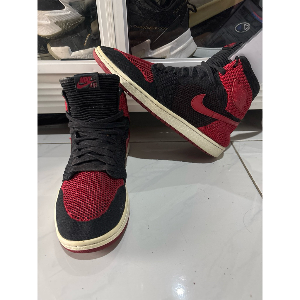 Jordan 1 high “Flyknit-Bred” size 44.5/28.5cm