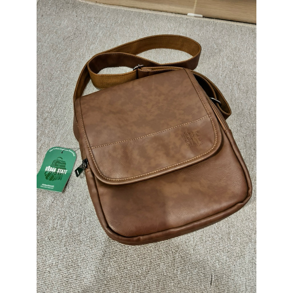 urban state - crossbody bag camel tas pria