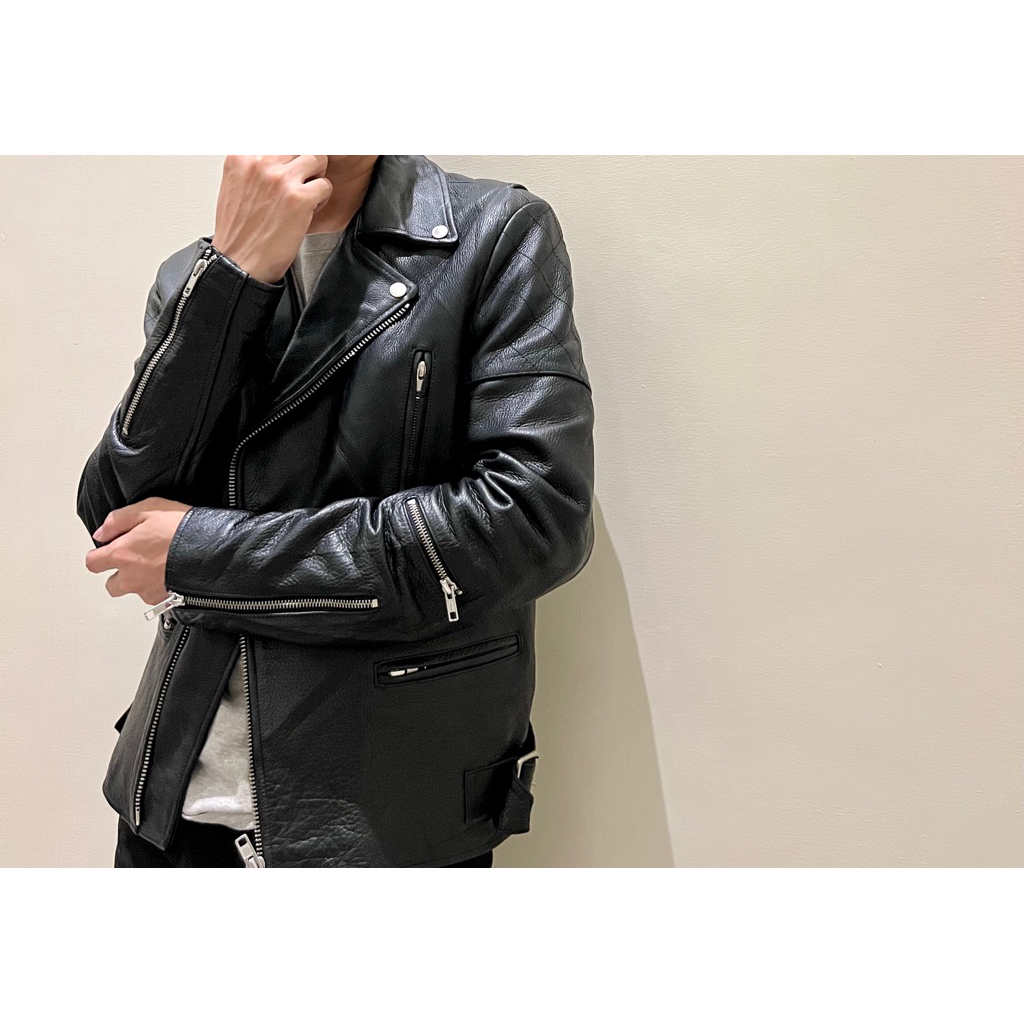 Jaket Kulit Asli Ramones Viva Studio Size M