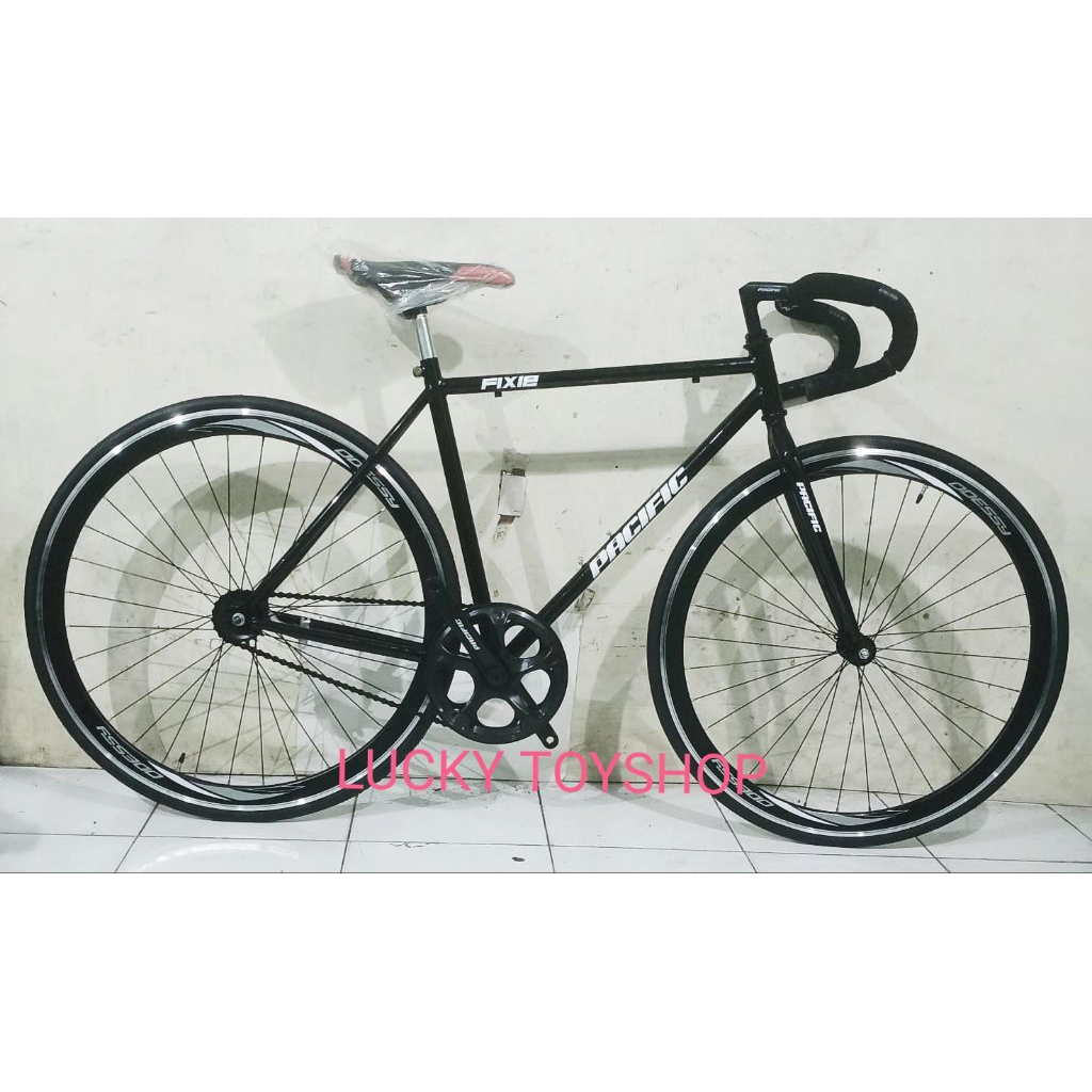 Sepeda Fixie Velg tinggi Stang balap Torpedo