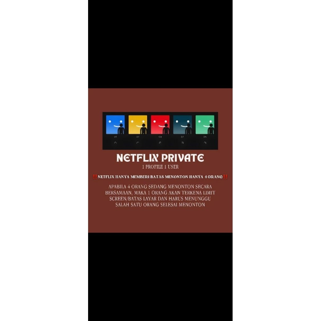 Netflix Premium 4K UHD Tanpa Batas Layar