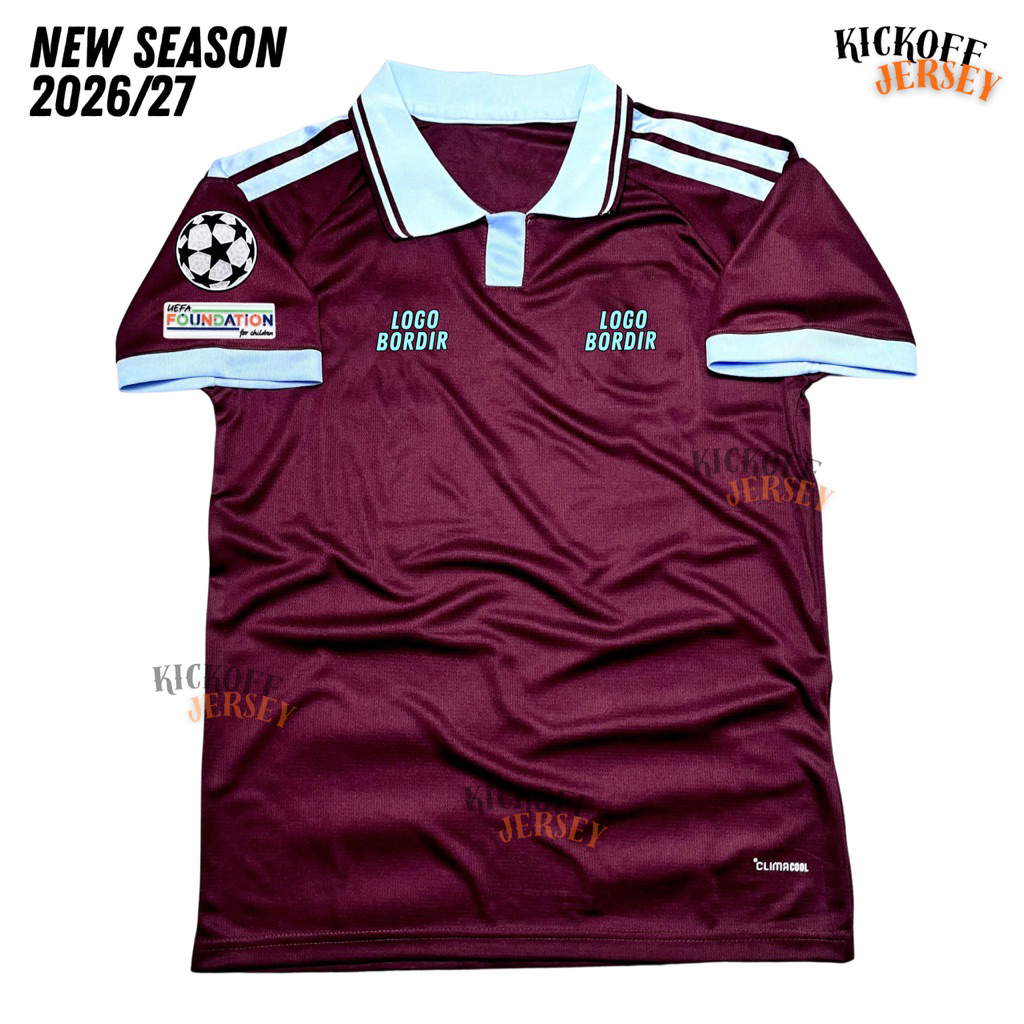 KOLEKSI ASTON VILLA HOME NEW SEASON 2026 2027 GRADE ORI FULL PATCH
