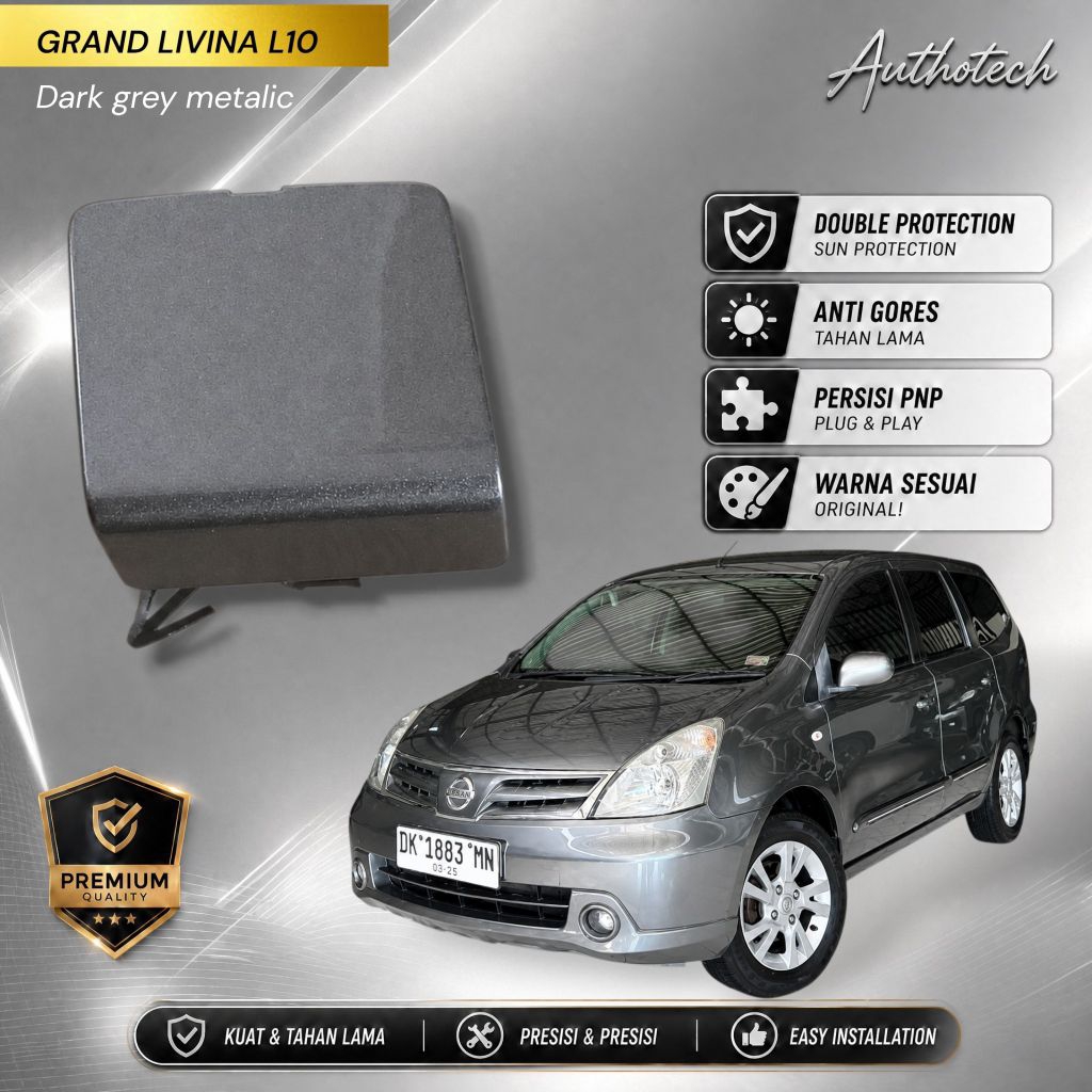 Tutup Bemper Derek Towing Depan Mobil Nissan Grand Livina L10 1.5 XV CVT 1.5 SV MT AT 2010 2008 2009