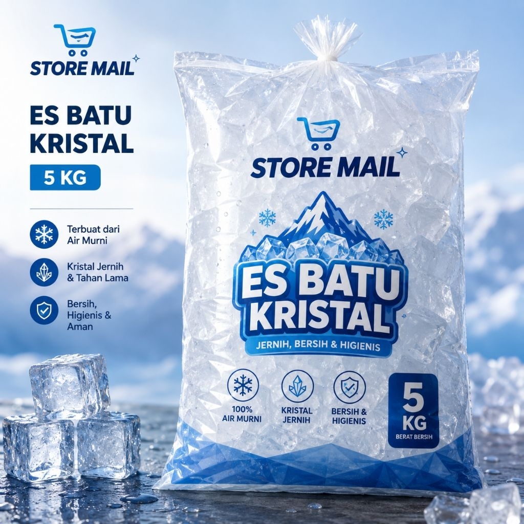 Es batu kristal 5kg - Es kristal