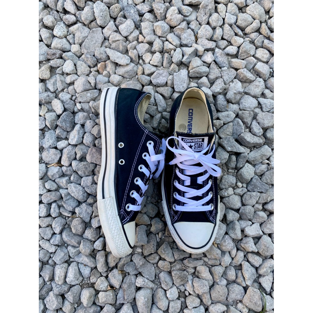 Converse Chuck Taylor All Star Black White Low Second/Bekas Original