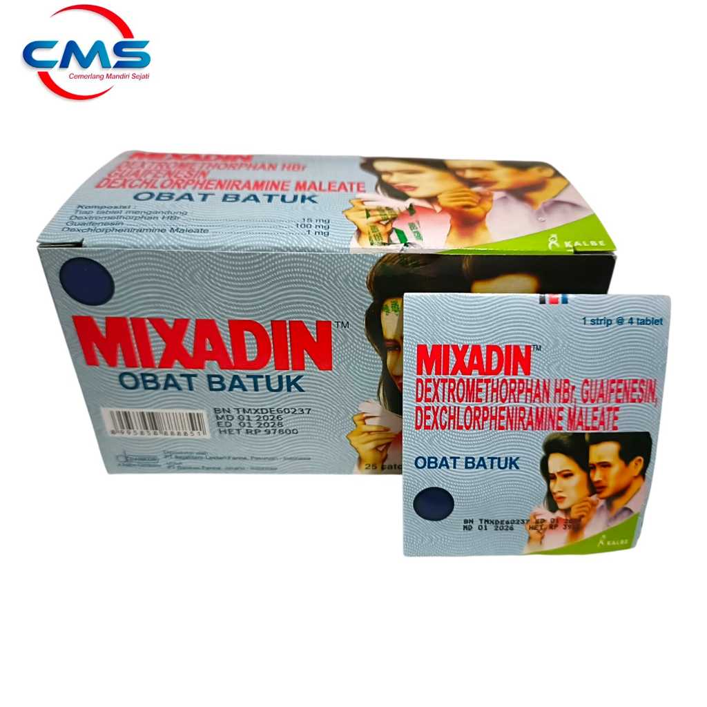Mixadin Obat Batuk 1 Box 25 strip [CMS]