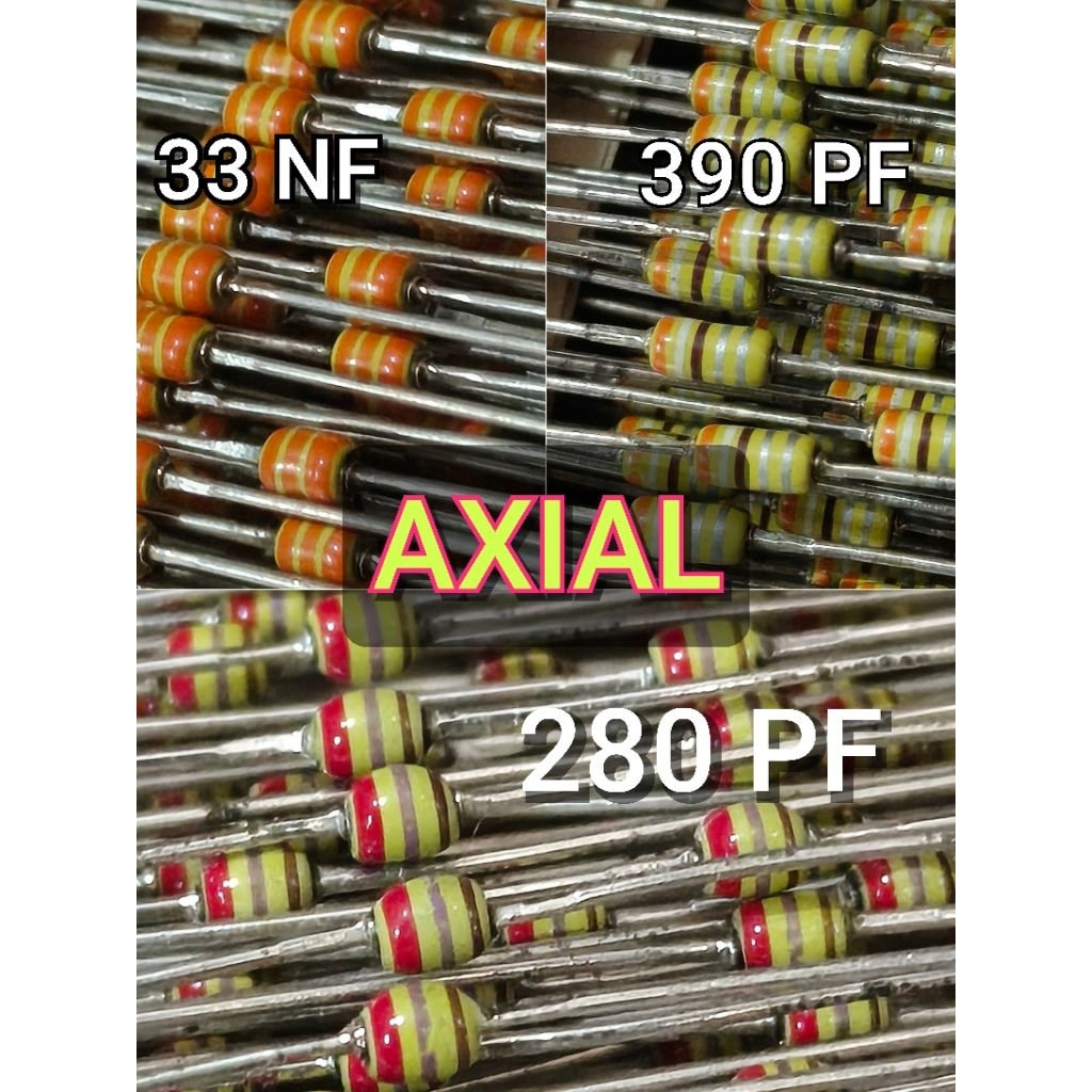 KAPASITOR AXIAL 280PF 33NF 390PF