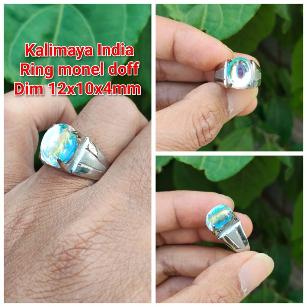 CINCIN RING MONEL CAKAR BATU KALIMAYA INDIA JARONG RING MONEL CAKAR DOFF