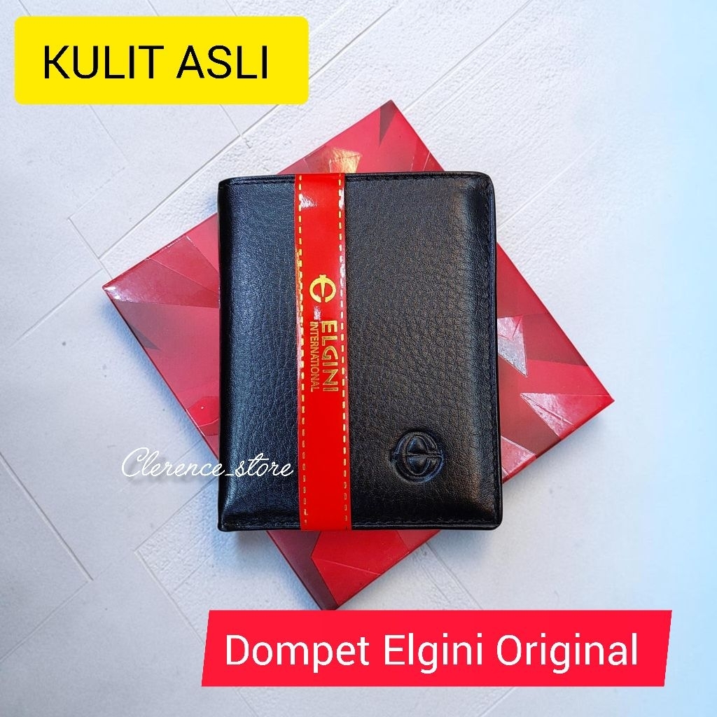 PROMO Dompet Pria Kulit Asli SIZE KECIL- Dompet Elgini Original 3511