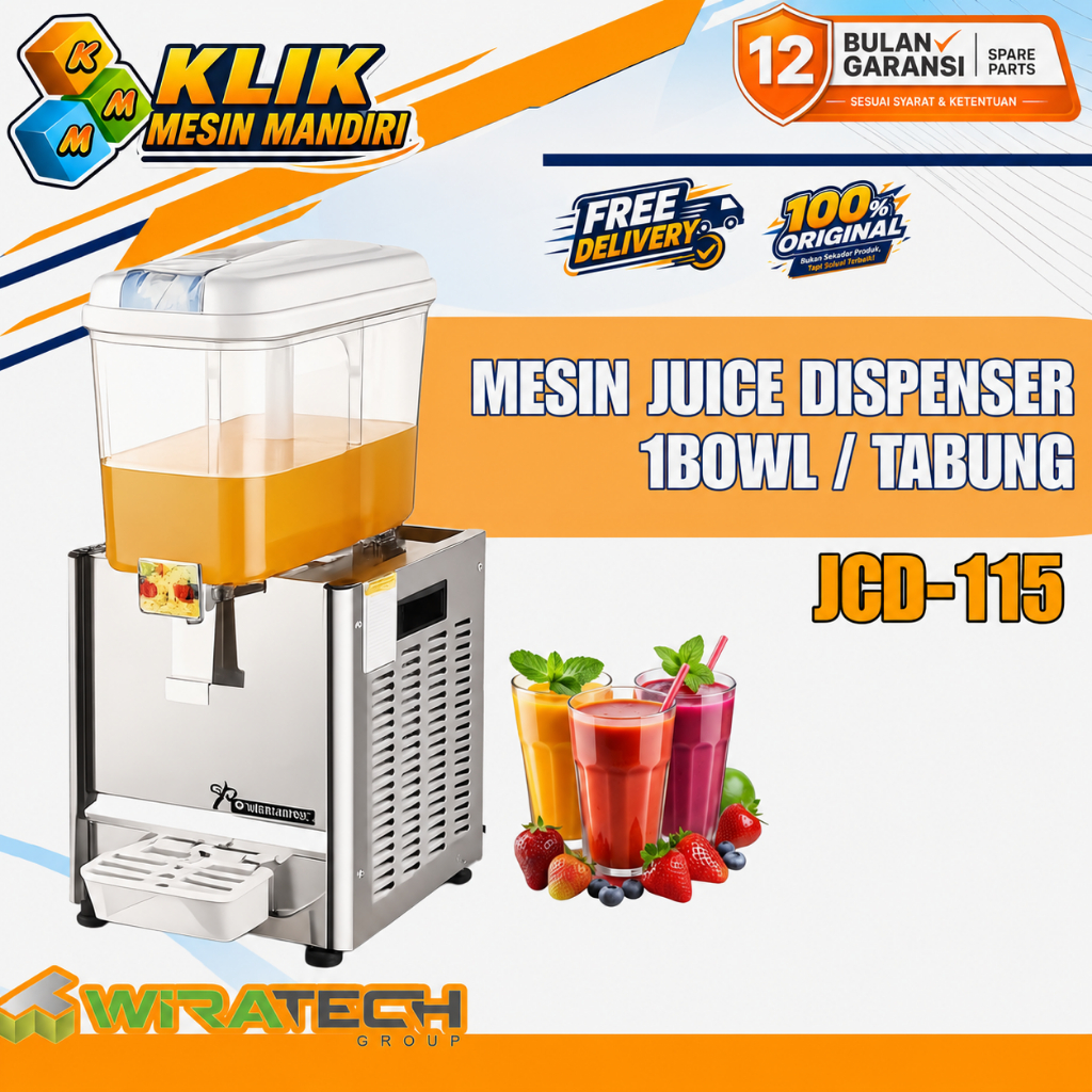 Mesin Jus Dispenser / Juice Dispenser WIRASTAR JCD-115