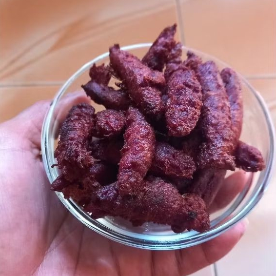 Stik ubi ungu crispy kemasan twinwall 500 ml