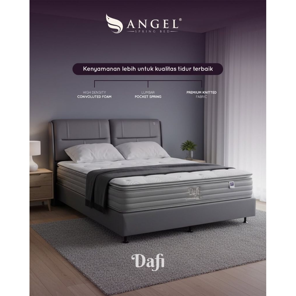 Springbed ANGEL tipe DAFI uk.180x200 - Matras Only - Springbed Murah Medan