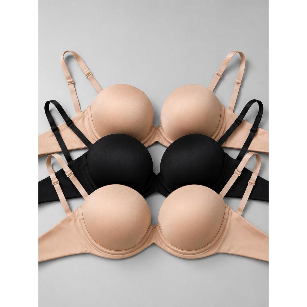 [Cup Besar Sampai DDD] Bra Push-up Wired Bras N Things - Busa Tebal Kawat - Lepas Tali