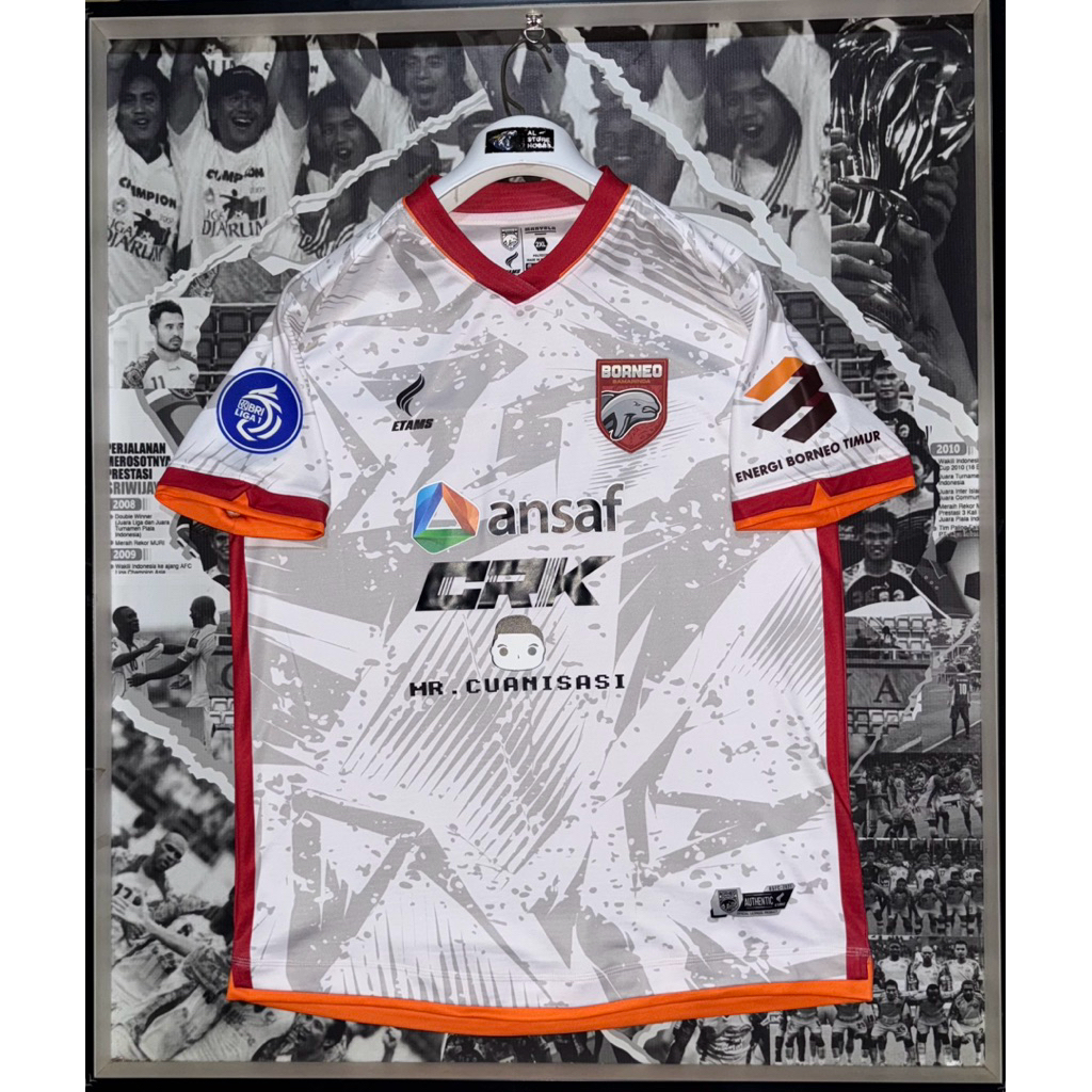 Jersey Borneo Fc Away Original Etams #86