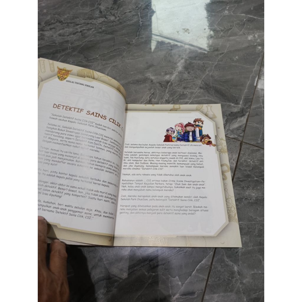DETEKTIF SAINS CILIK CSI( KOMIK PETUALANGAN SAINS)-H1