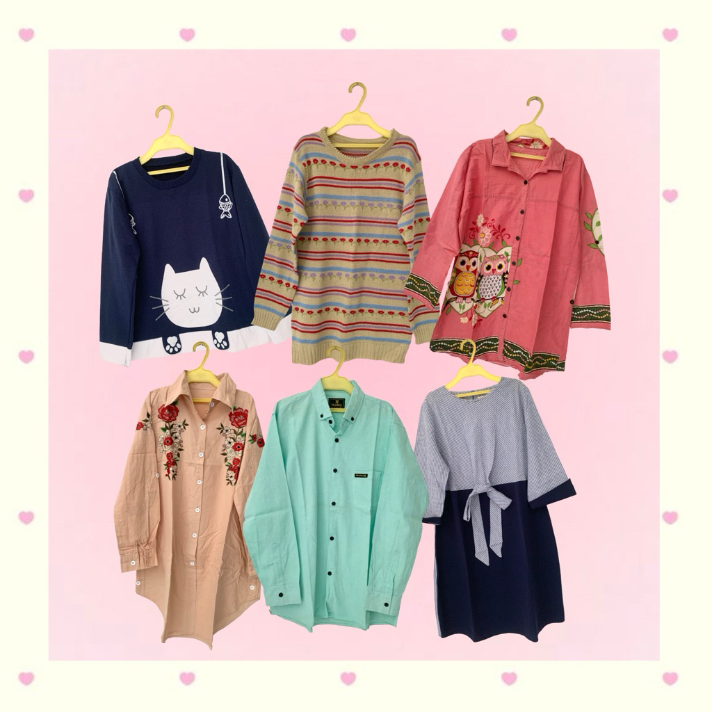 [BACA DESK] PRELOVED BAJU ATASAN, TUNIK, KEMEJA WANITA