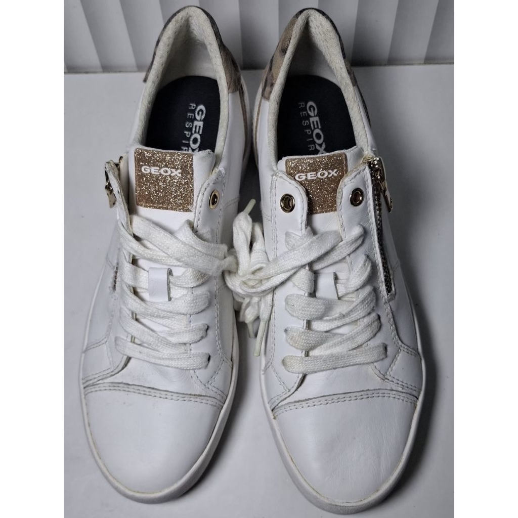Sepatu Wanita Geox Original Italy Patent Sneakers