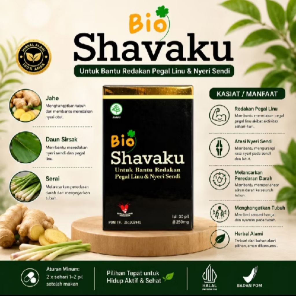 Bio Shafaku // 1 botol Bio Shafaku isi 30 pil