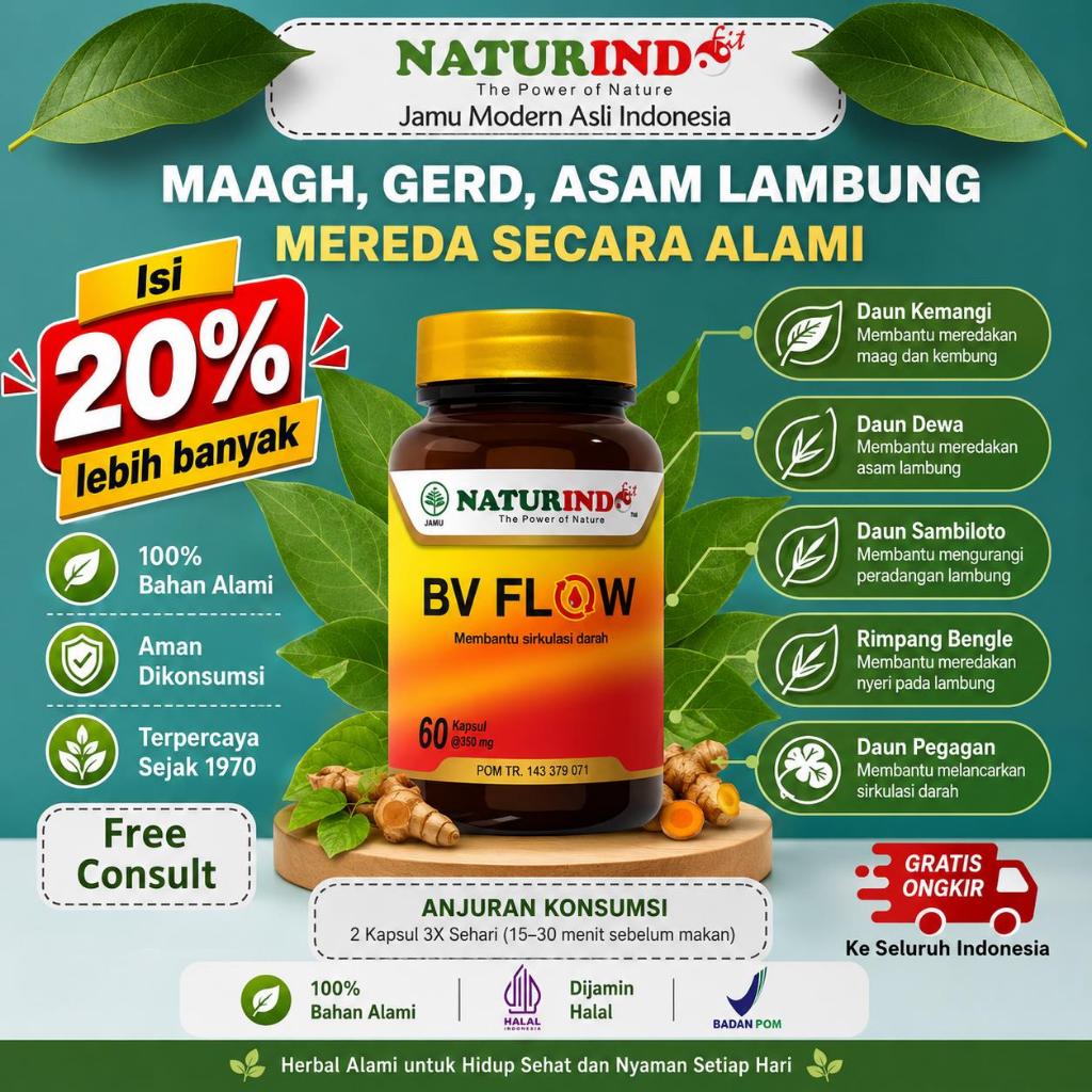 Obat Herbal Kebas Kesemutan BV Flow Naturindo