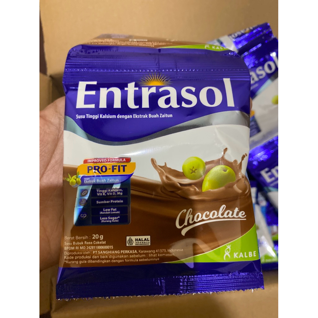 Susu Entrasol Renceng Coklat @10 renceng