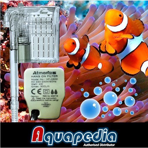 Atman HF-0300 Filter Gantung Aquarium/Aquascape Hang-on Filter Atman HF0300 Aquapedia Shop