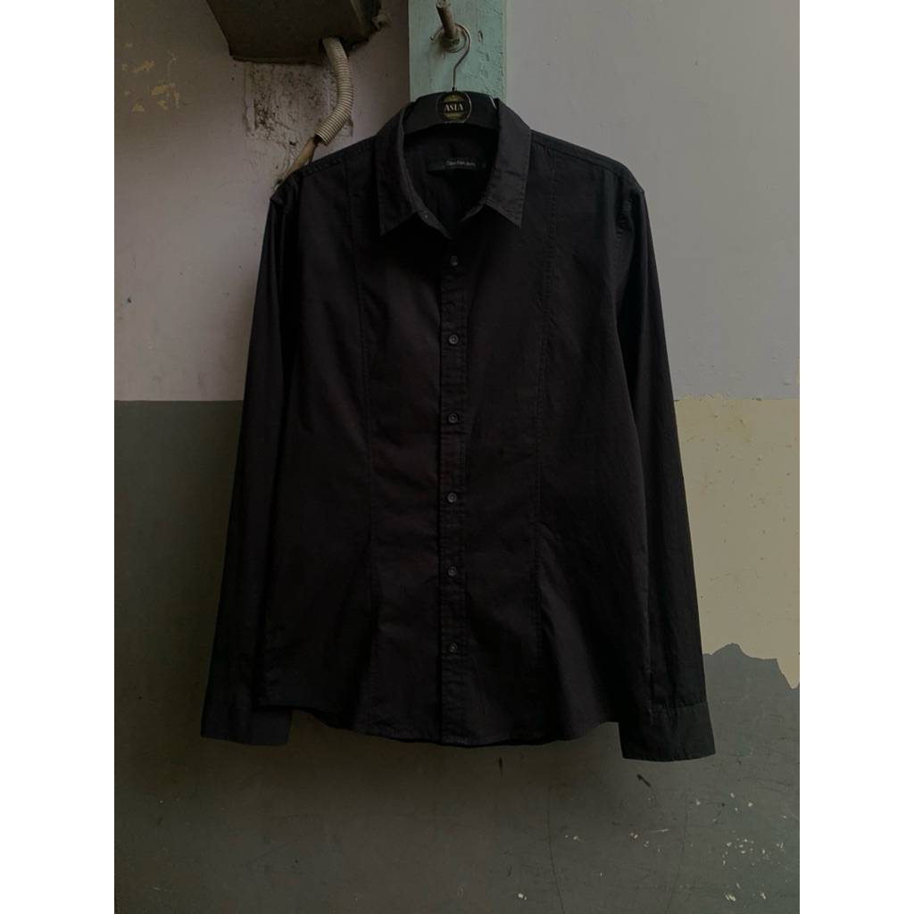 kemeja pria Calvin klein jeans lengan panjang preloved