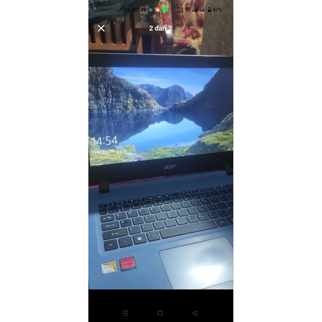 laptop acer bekas