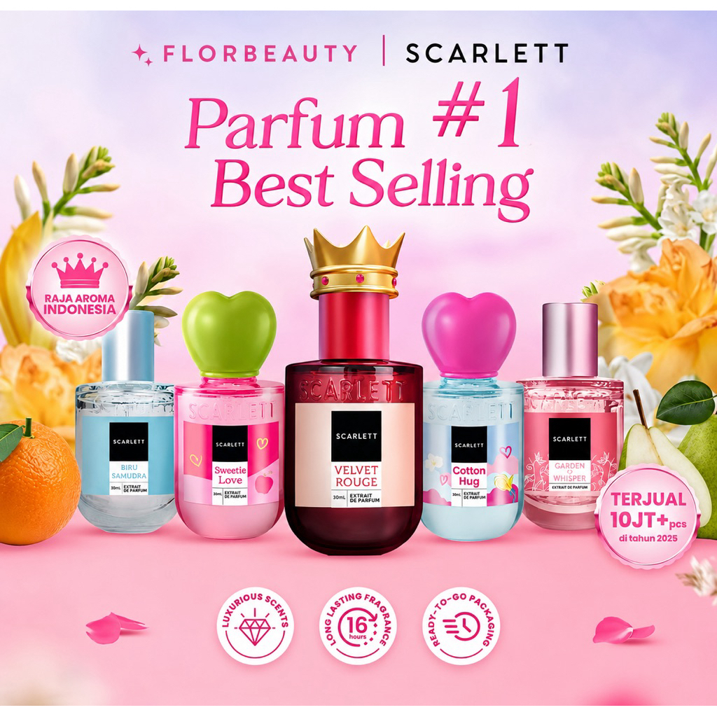 (original box) Scarlett Whitening Eau De Parfum 30ml